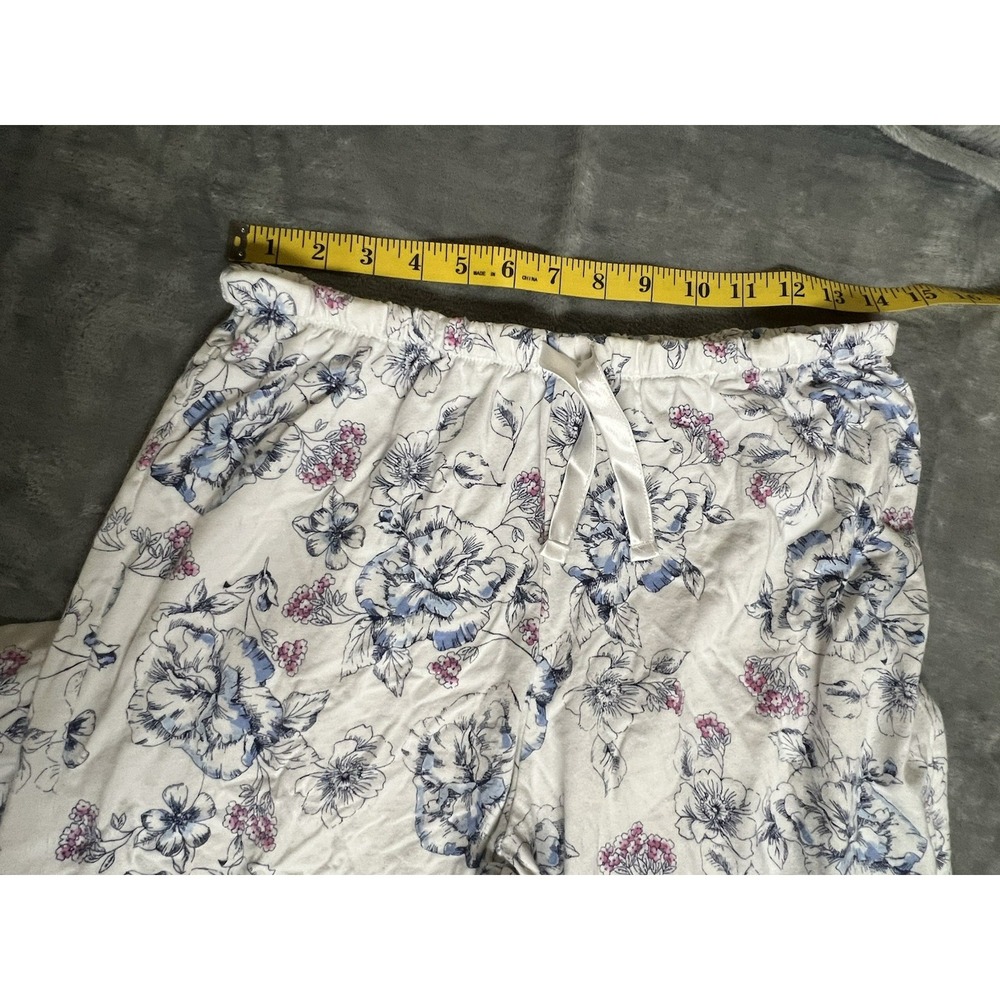 Carole Hochman Floral Women's Size Medium Cotton Modal pajama set Summer Lounge - Picture 9 of 11